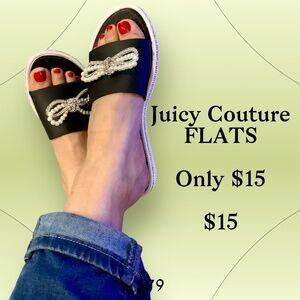Juicy Couture Slides - Like New - Sz 6